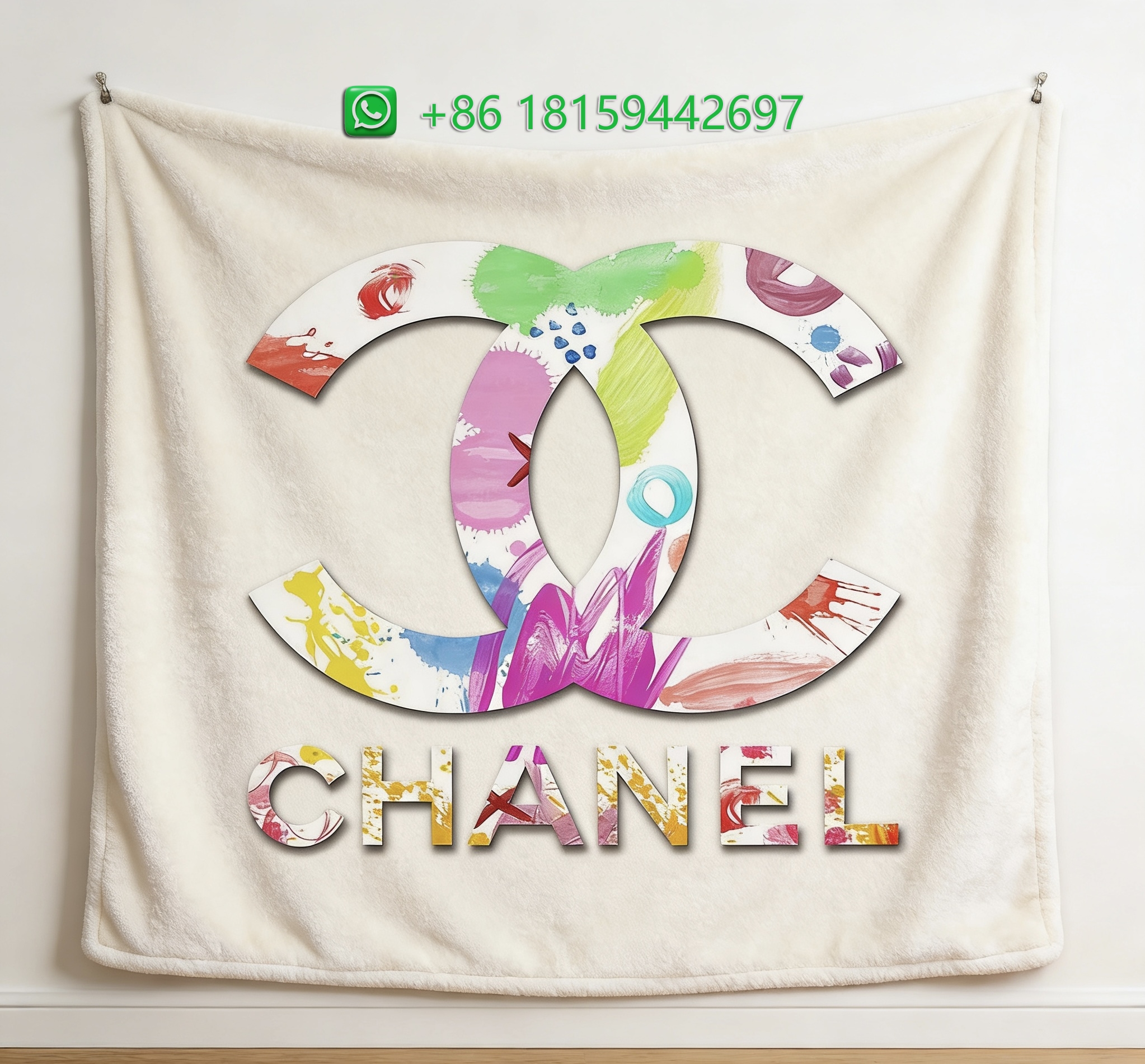 Chanel Throw Blankets